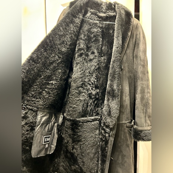 Vintage 100% lamb shearling coat - Picture 3 of 5